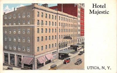 Hotel Majestic Utica, New York Postcard