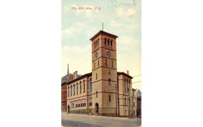 City Hall Utica, New York Postcard