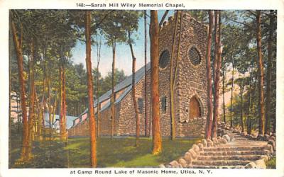 Sarah Hill Wiley Memorial Chapel Utica, New York Postcard