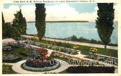 Lake Champlain - Valcour, New York NY Postcard
