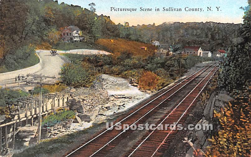 The Willowemoc - White Sulphur Springs, New York NY Postcard