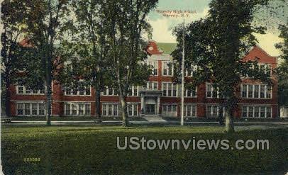 Waverly High School - New York NY Postcard