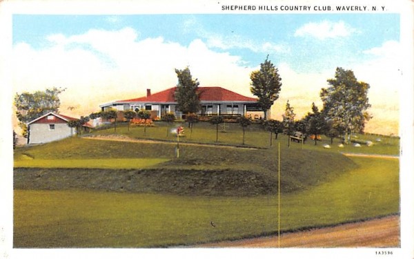 Shepherd Hills Country Club Waverly, New York Postcard