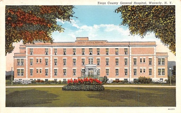 Tioga County General Hospital Waverly, New York Postcard