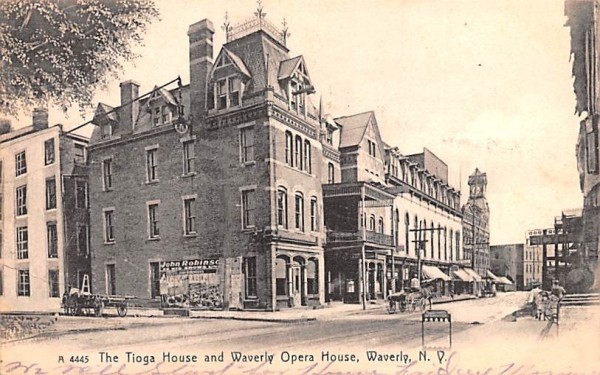 Tioga House Waverly, New York Postcard