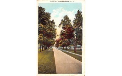 Main Street Washingtonville, New York Postcard