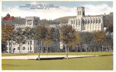 West Academic Building West Point, New York Postcard