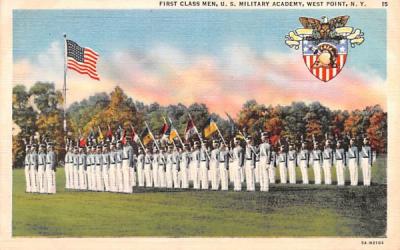 First Class Men West Point, New York Postcard