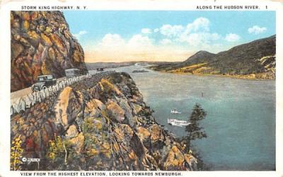 Storm King Highway West Point, New York Postcard