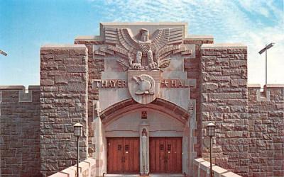 Thayer Hall West Point, New York Postcard