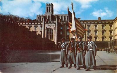 Color Guard of Cadets West Point, New York Postcard