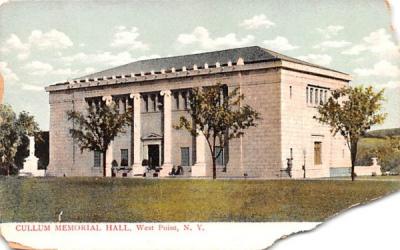 Cullum Memorial Hall West Point, New York Postcard