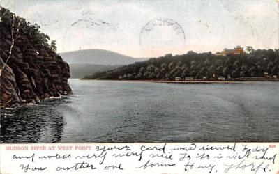 Hudson River West Point, New York Postcard