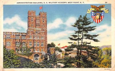 Administration Building West Point, New York Postcard