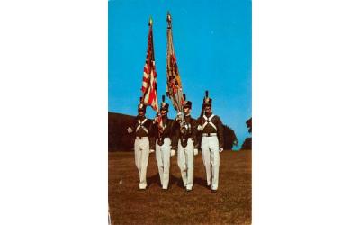 Color Guard West Point, New York Postcard