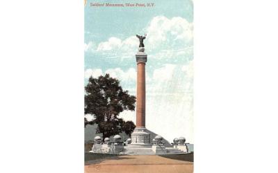 Soldiers' Monument West Point, New York Postcard