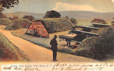 Knox Battery West Point, New York Postcard