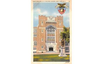 Cadet Mess Hall West Point, New York Postcard