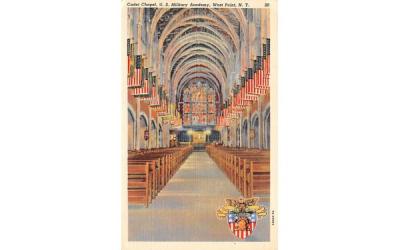 Cadet Chapel West Point, New York Postcard
