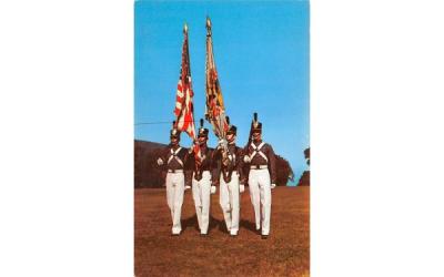 COlor Guard West Point, New York Postcard