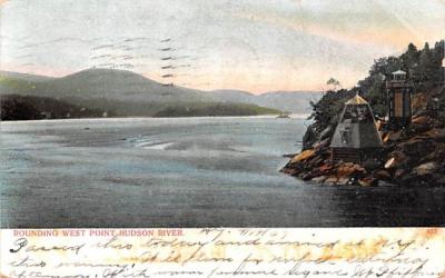 Rounding West Point, New York Postcard