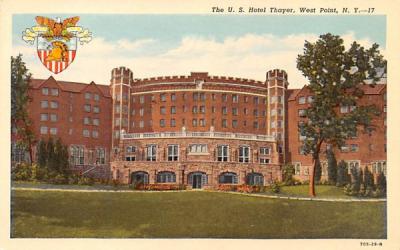 US Hotel Thayer West Point, New York Postcard