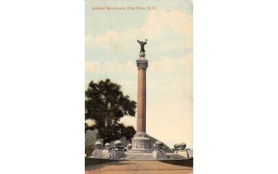 Soldiers' Monument West Point, New York Postcard