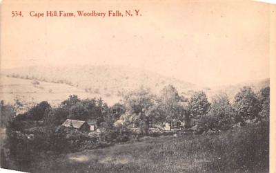 Cape Hill Farm Woodbury Falls, New York Postcard