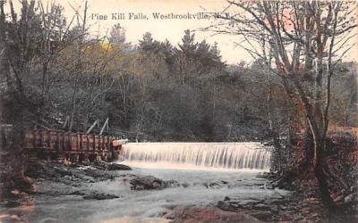 Pine Kill Falls Westbrookville, New York Postcard