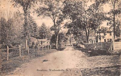 Broadway Westbrookville, New York Postcard