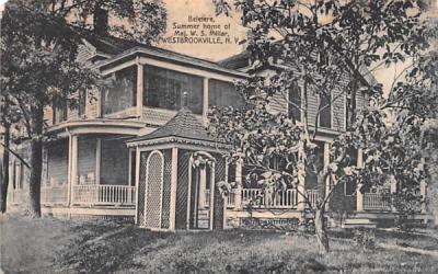 Beletere, Summer Home of Maj. WS Millar Westbrookville, New York Postcard
