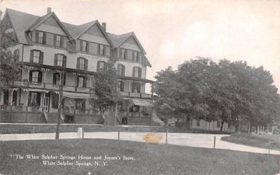 White Sulphur Springs House New York Postcard