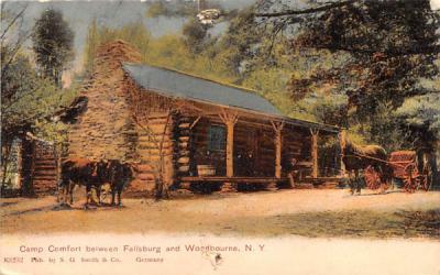 Camp Comfort Woodbourne, New York Postcard