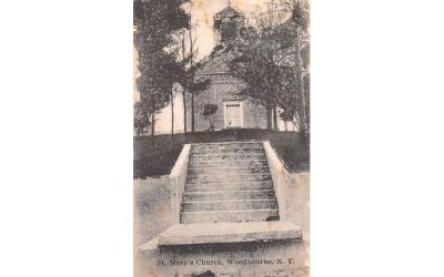 St Mary's Church Woodbourne, New York Postcard