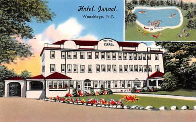 Hotel Israel Woodridge, New York Postcard