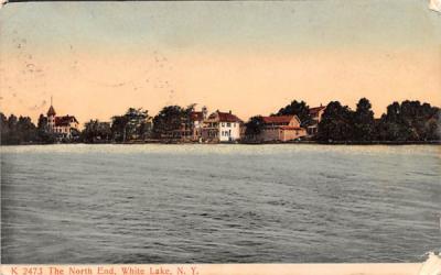 The North End White Lake, New York Postcard