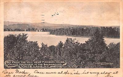 From the Hill near Mansion House White Lake, New York Postcard