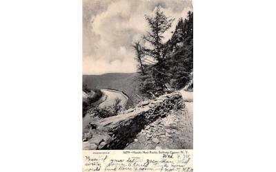 Hawks Nest Rocks White Lake, New York Postcard