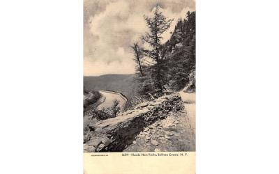 Hawks Nest Rocks White Lake, New York Postcard