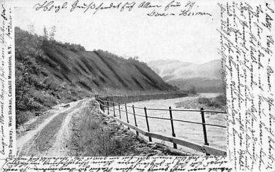 Dugway Catskill Mts West Shokan, New York Postcard