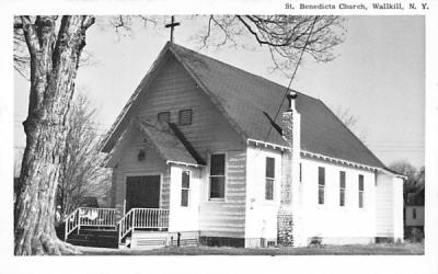 St Benedicts Church Wallkill, New York Postcard