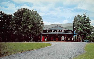 Woodstock Playhouse New York Postcard