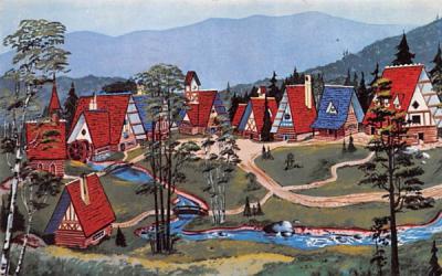 Santa's Village Whiteface Mountain, New York Postcard