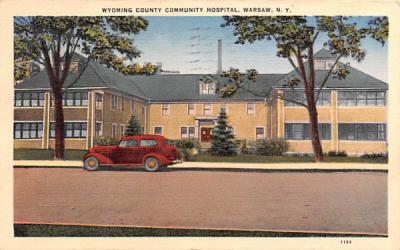 Wyoming County Community Hospital Warsaw, New York Postcard