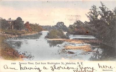 Seneca River Waterloo, New York Postcard