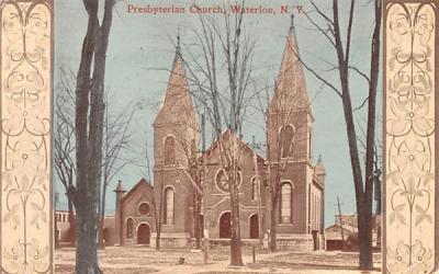 Presbyterian Church Waterloo, New York Postcard