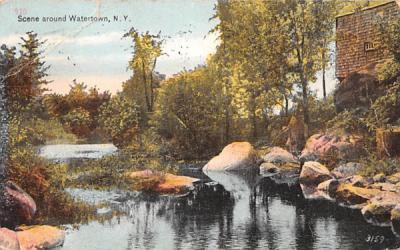 Water View Watertown, New York Postcard