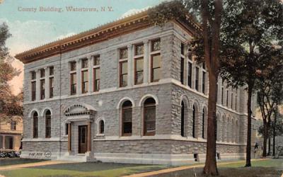 County Building Watertown, New York Postcard
