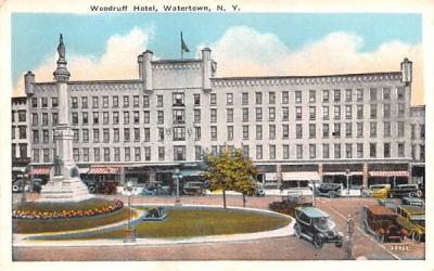 Woodruff Hotel Watertown, New York Postcard