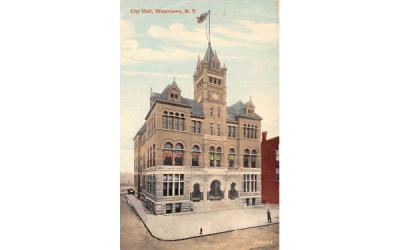 City Hall Watertown, New York Postcard